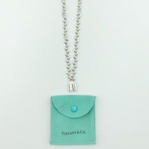Tiffany & Co Necklace Rolo Link With Padlock